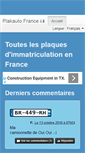 Mobile Screenshot of plakauto.fr